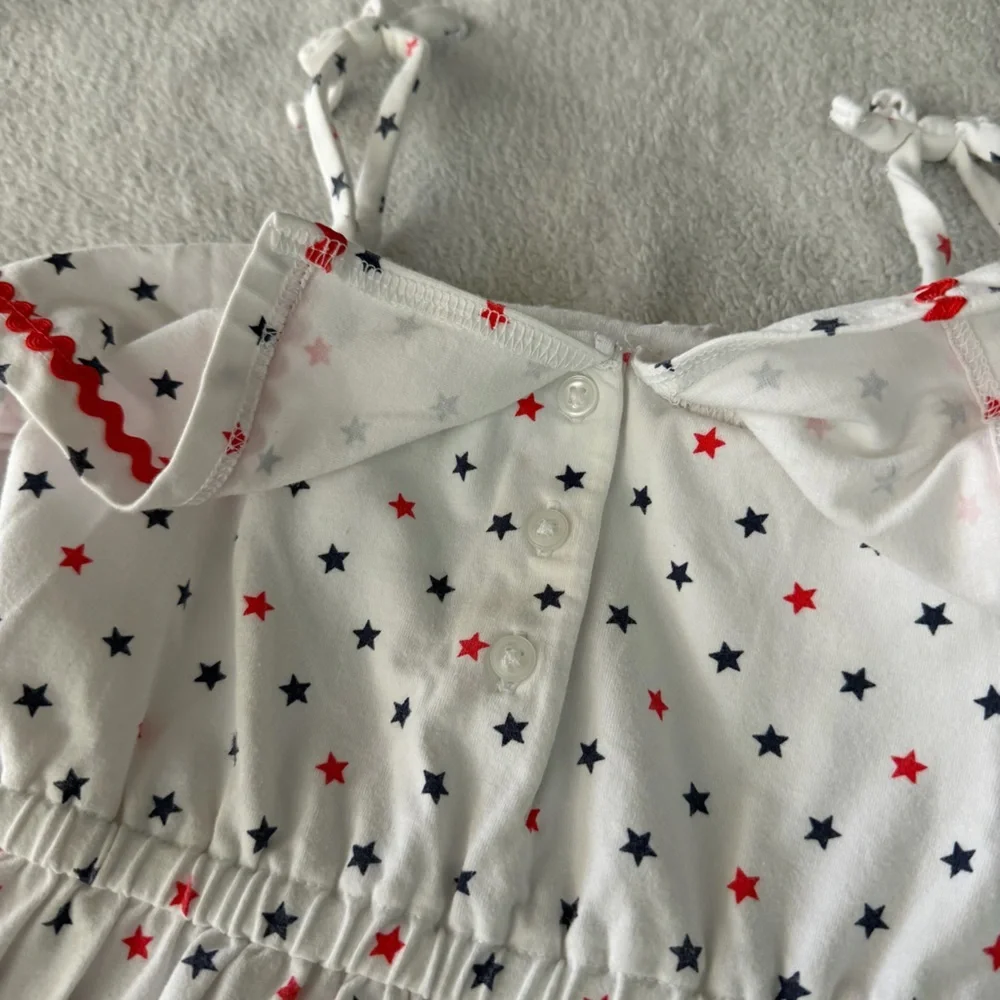 Janie and Jack | All Star Sundress Patriotic Star Print | Girls 5